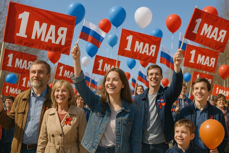1 Мая Праздник труда в России — энергия солидарности и весенний драйв 🌿 🌸