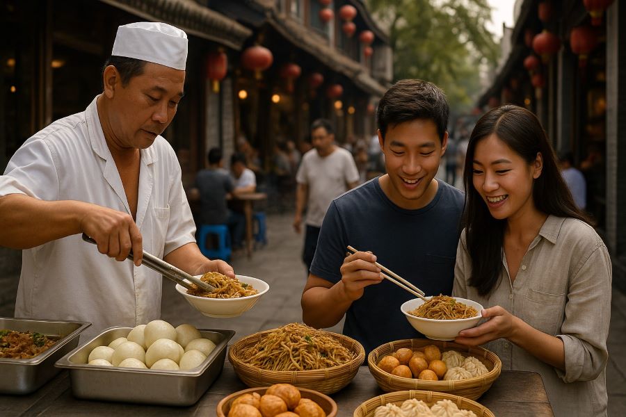 Какие особенности питания в Китае (где и что безопасно есть)? 🍜🥢