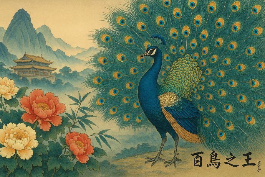 Павлин в китайской культуре 🦚