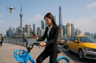 Велосипеды в Шанхае: Как QR-код и автооплата покоряют мегаполисы 🚴