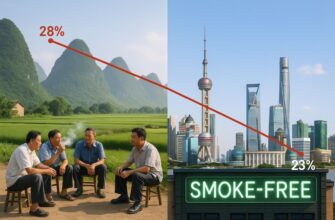 Как Китай бросает вредную привычку 🚭