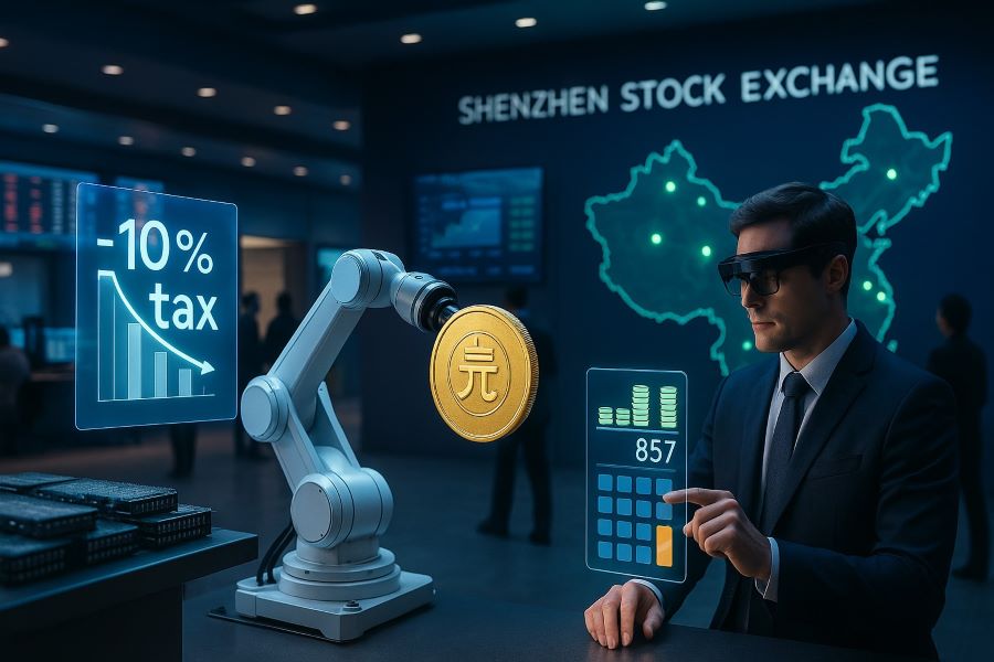 10-процентная налоговая скидка для иностранных инвесторов: дивиденды остаются в Китае 💼🇨🇳