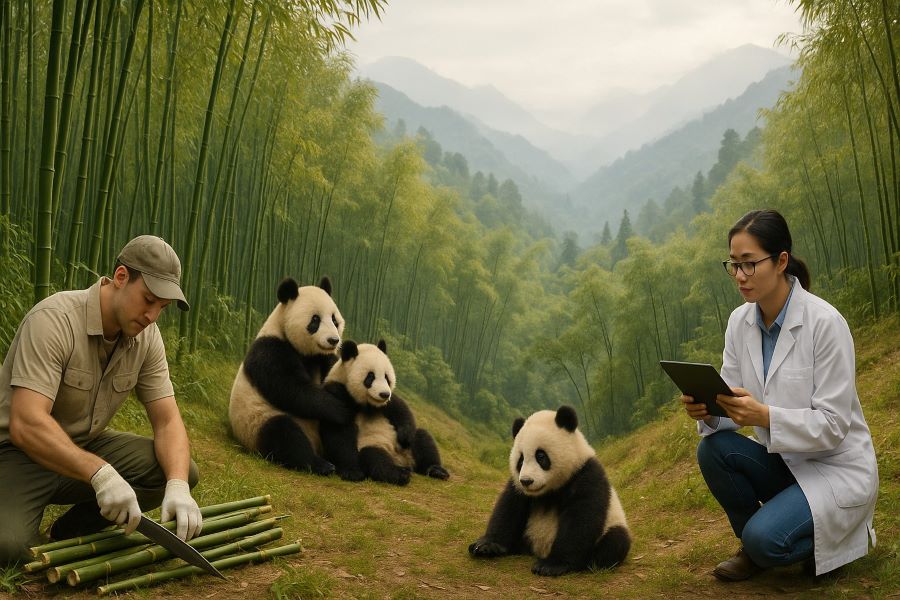 Где живут панды? 🐼