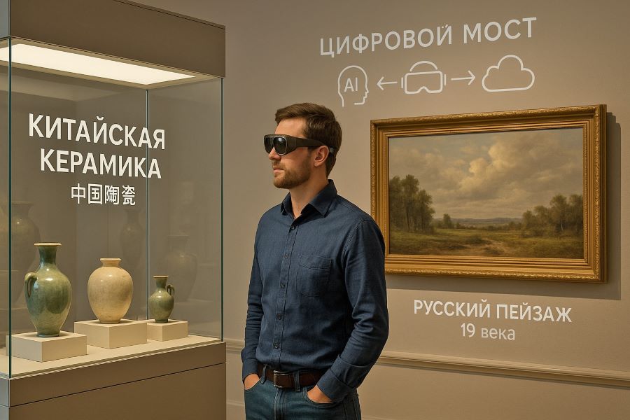 Культурное наследие в цифре: ИИ объединяет музеи России и Китая 🌉🤖