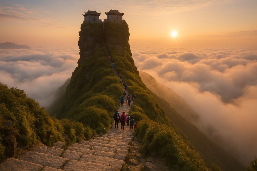 Горы духа: заповедники со священными вершинами Китая 🏔️