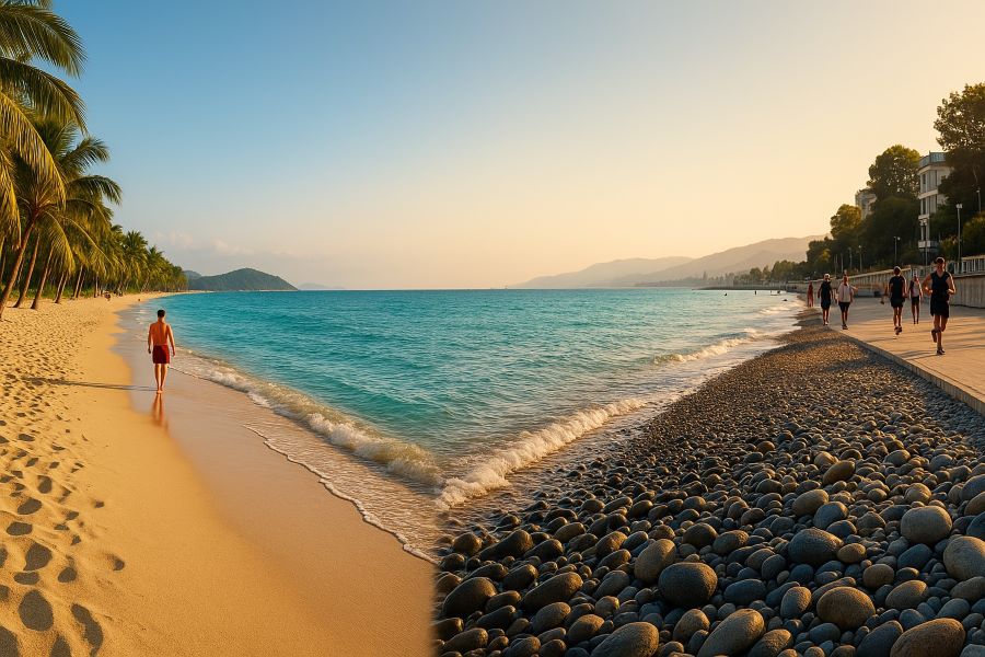 Пляжная битва: Хайнань vs. Сочи — где лучше отдыхать? 🏖️