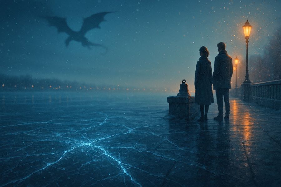 Рецензия на книгу II „Лёд зеркального города“: холод и память ❄️🖤